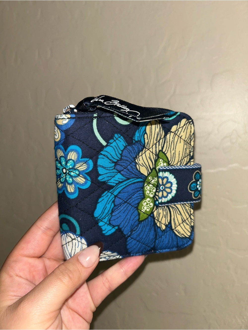 Vera Bradley Mod Floral Blue Wallet